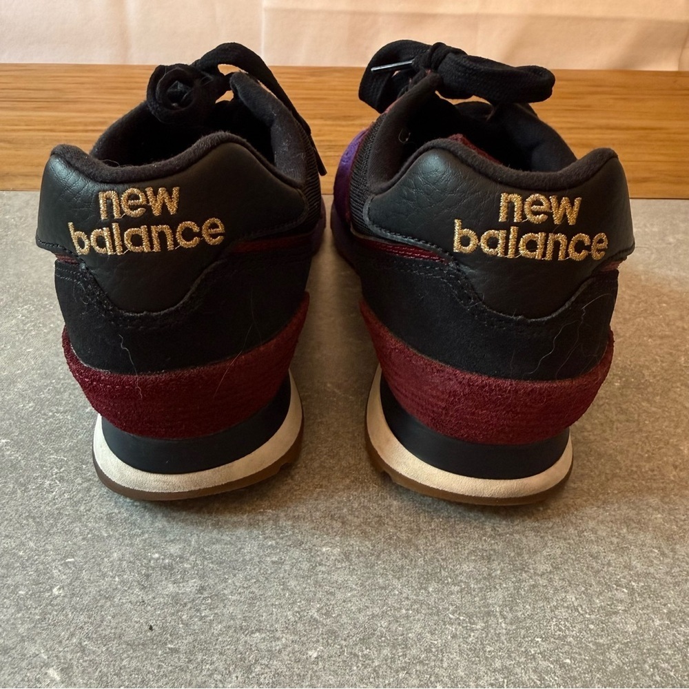 New Balance 574 My Story Matters Black History Month Sneaker Black Purple Size 7 - Picture 8 of 16